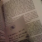 photo(4) "Is the Expectation That One Behave in the Same Manner Both Publicly and Privately Totalitarian?" - left inside Objective Knowledge by Karl Popper shelved in the Philosophy section @ Barnes and Noble (10000 Research Blvd #158 78759)